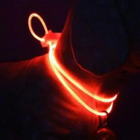 Luminous Dog Strap Pendant Collar