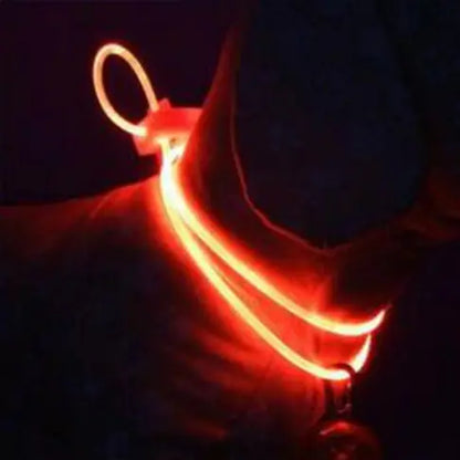 Luminous Dog Strap Pendant Collar